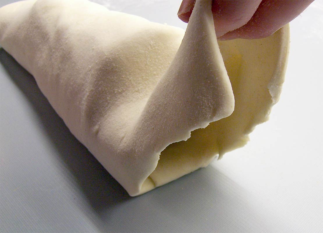 wrapping the meat