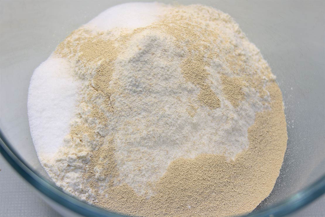 the dry ingredients
