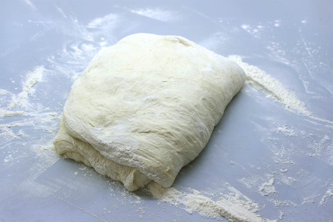 folding the dough 2