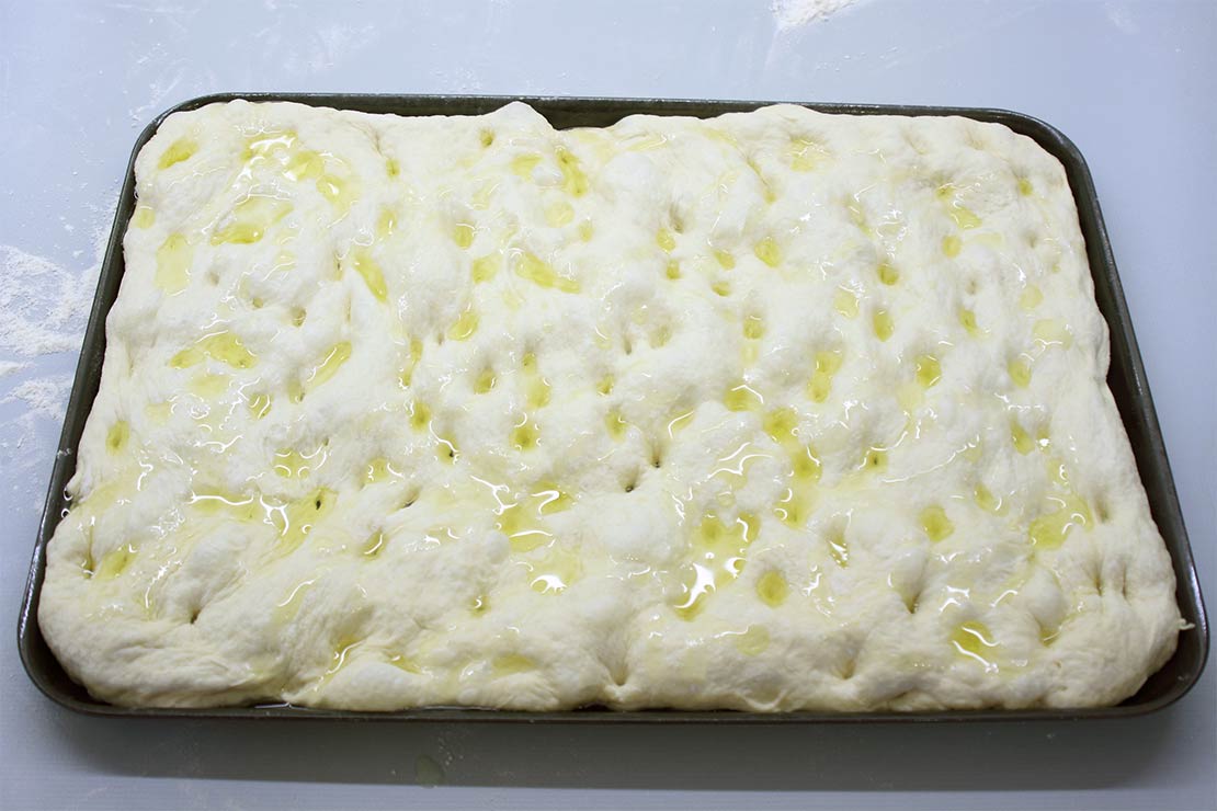 the shaped foccacia