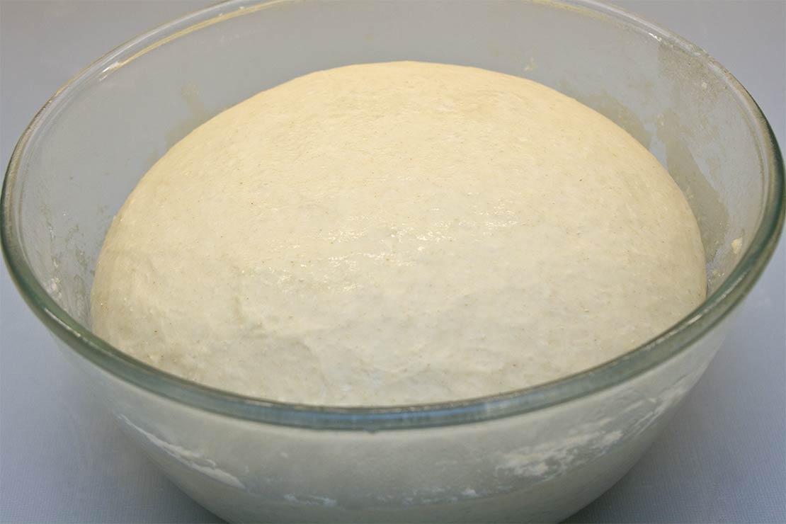 the risen chelsea bun dough