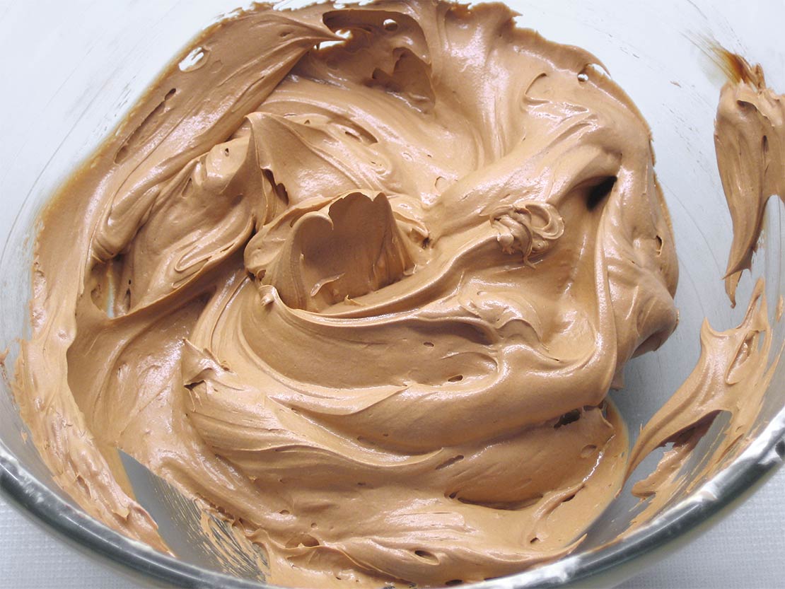 the chocolate butter icing