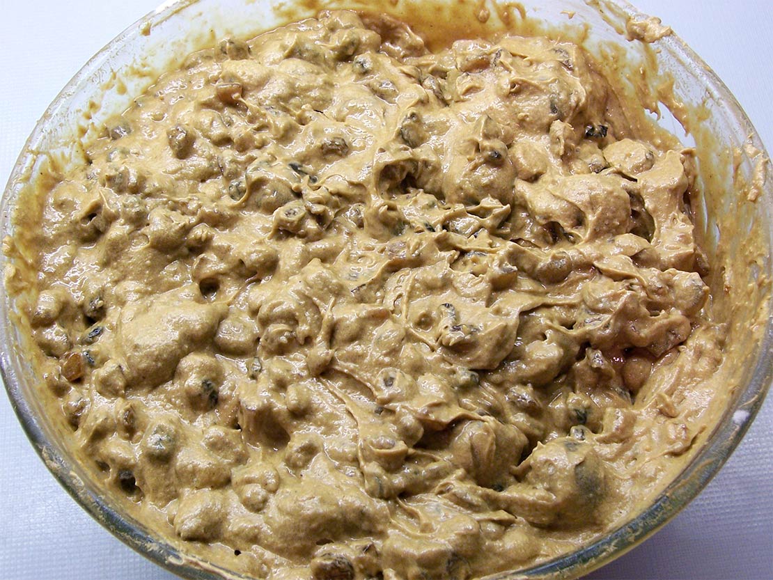 the finished mixture