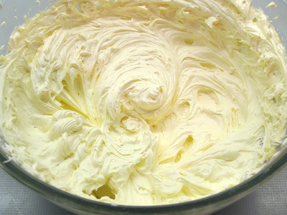the whipped butter icing