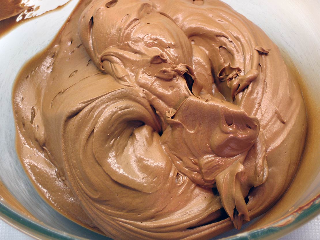 the chocolate butter icing