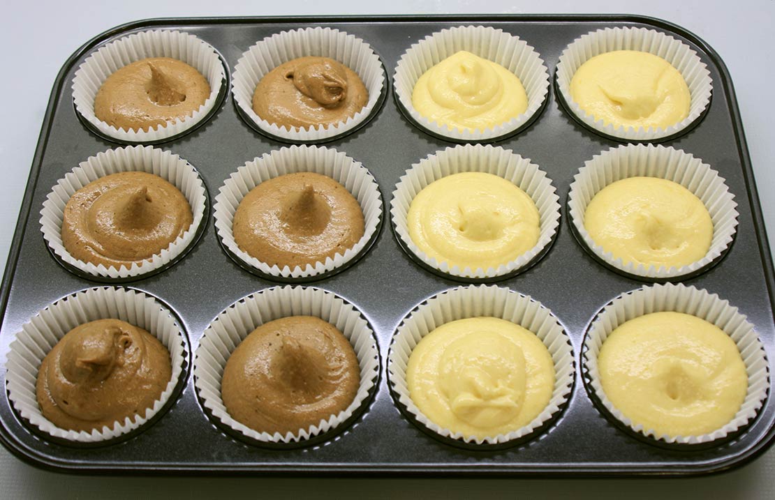 the batter in the paper cases