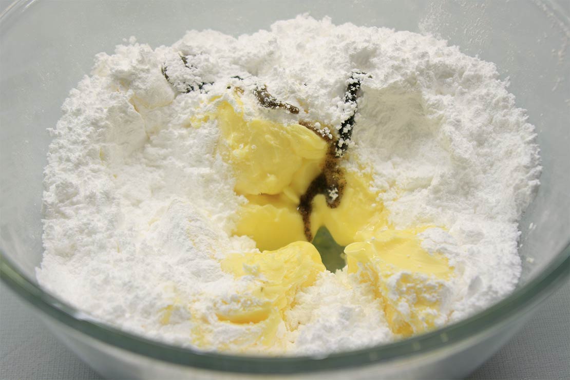 the butter icing ingredients