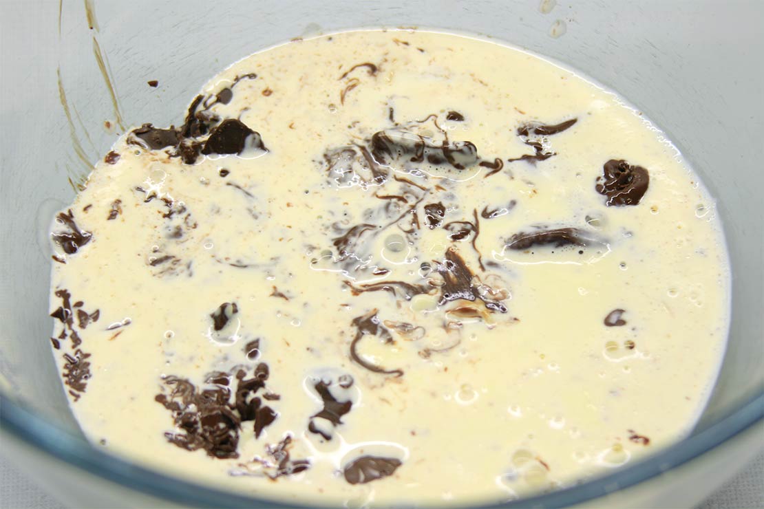 the chocolate ganache ingredients