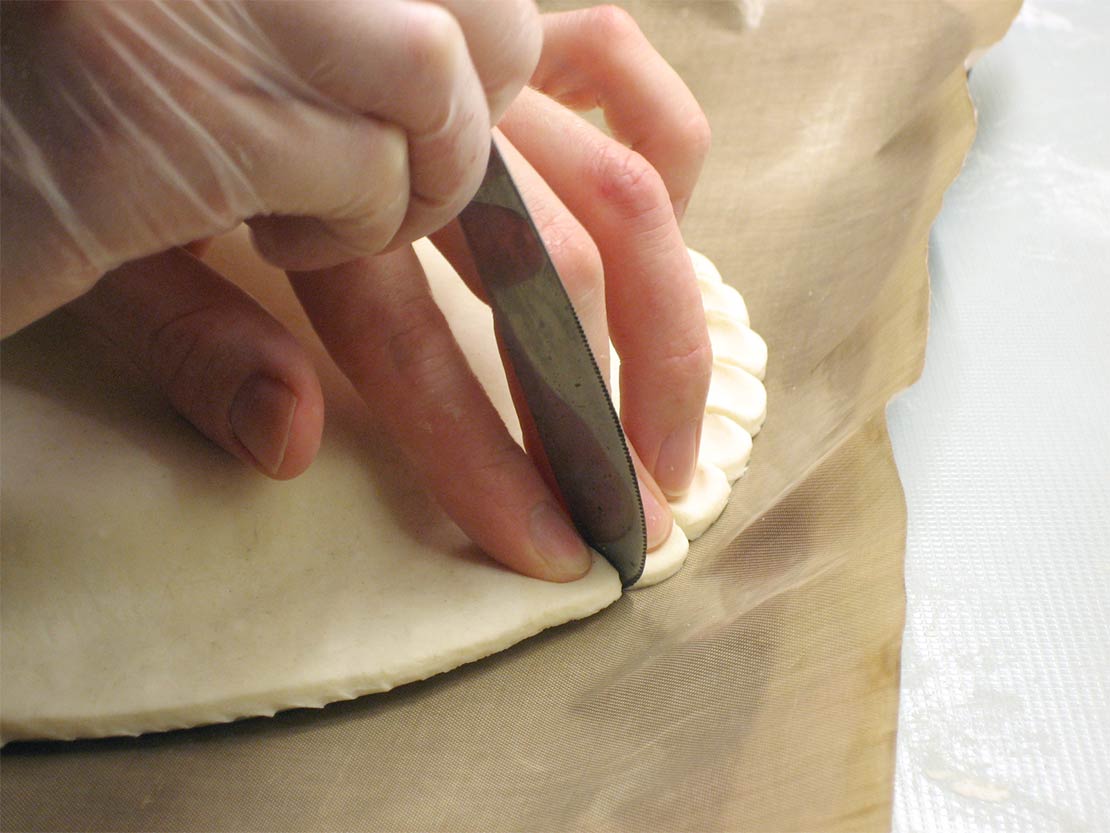 crimping the edges