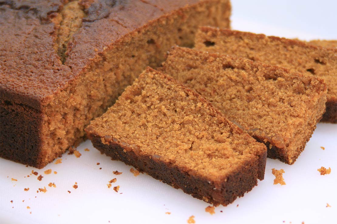 the finished ginger cake