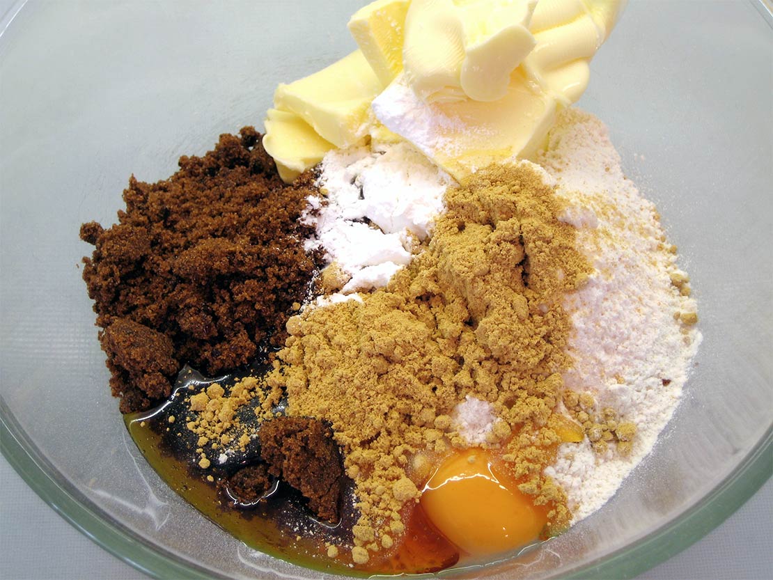 the ingredients in a bowl