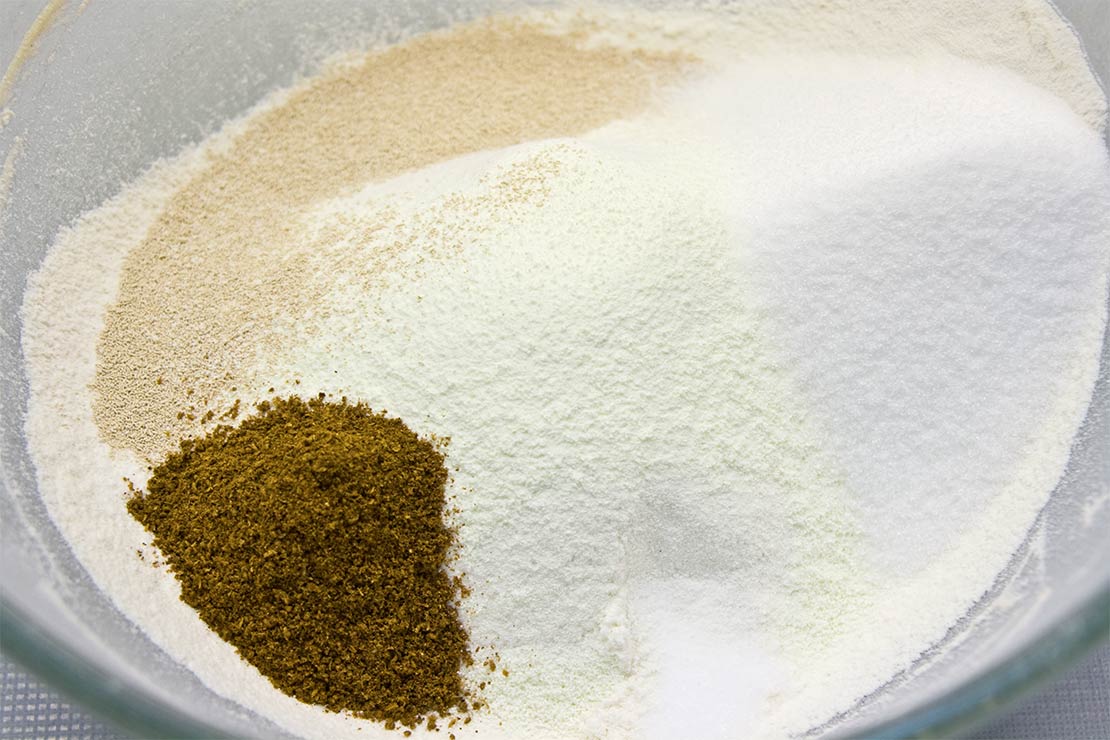 the dry ingredients