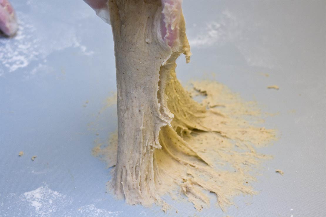 kneading the dough