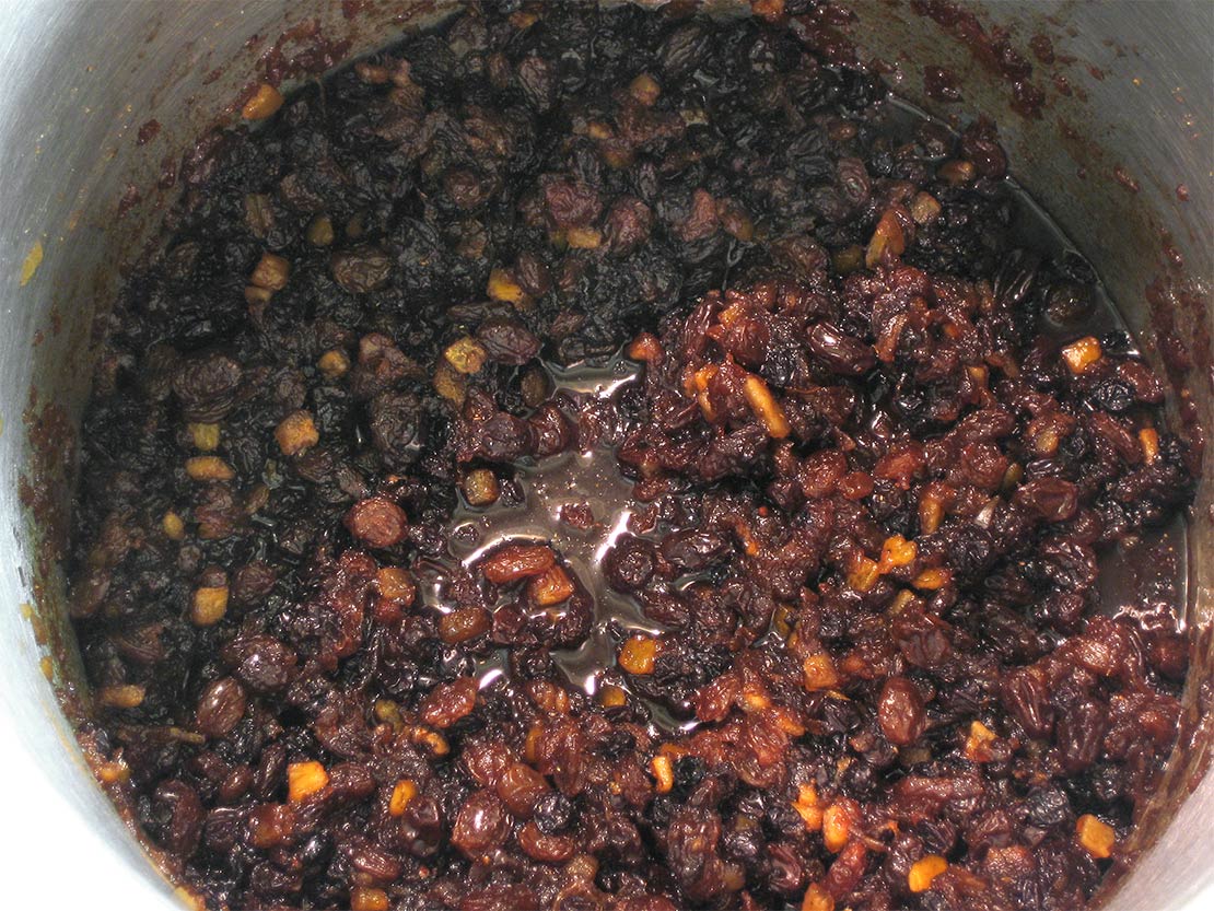 the cooked mincemeat