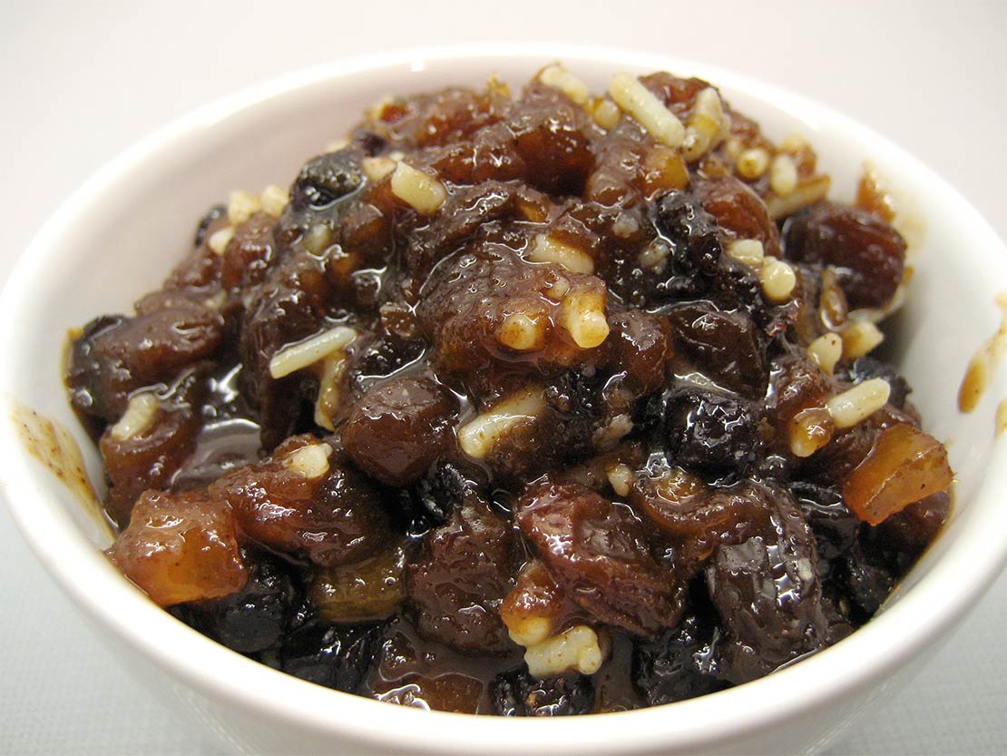 the finished mincemeat