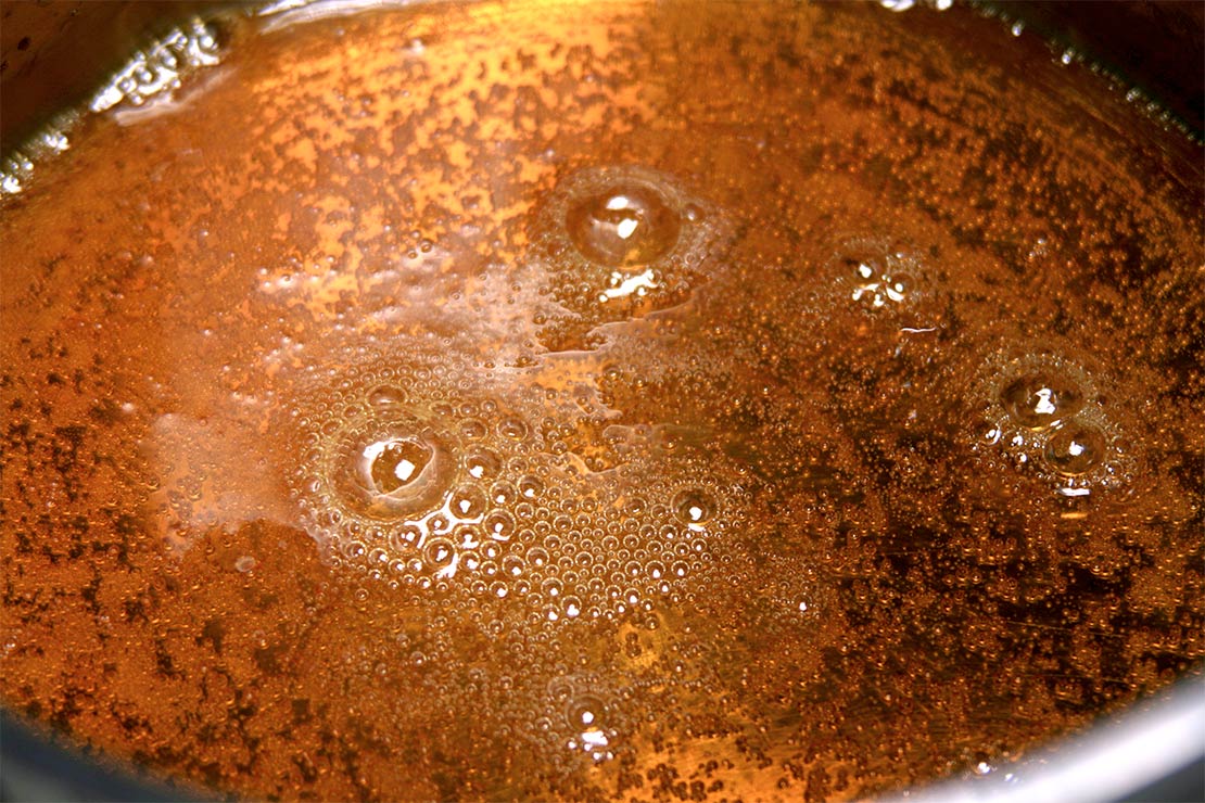 the caramel