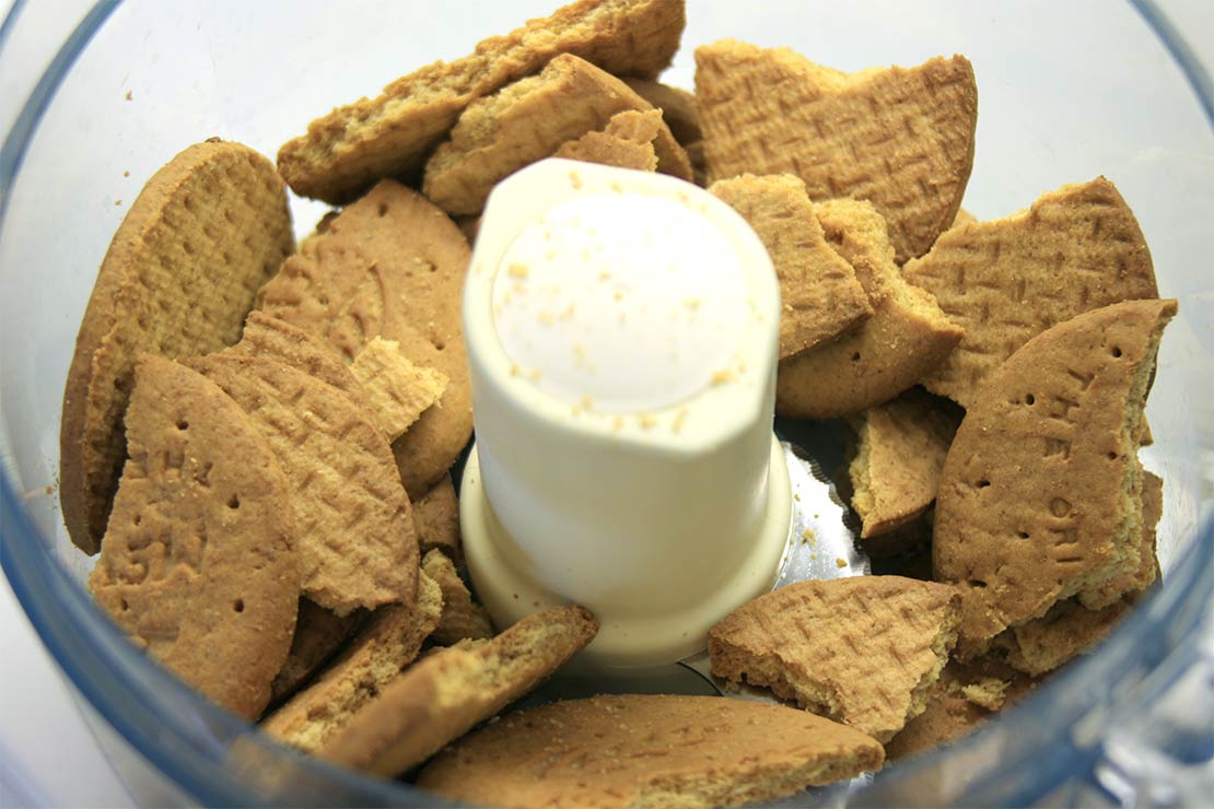 the broken digestive biscuits