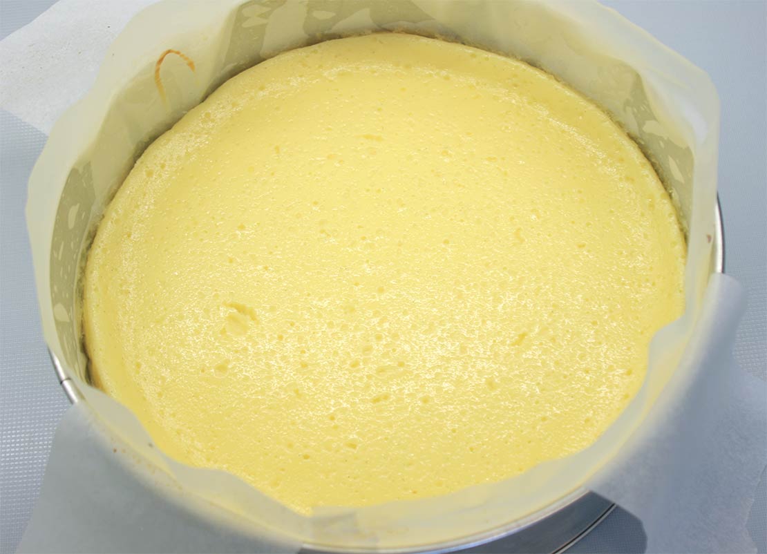 the baked cheesecake