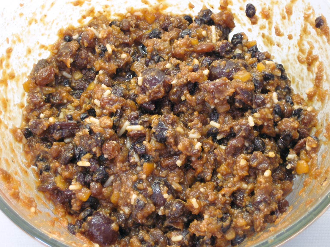 mixing the mixture