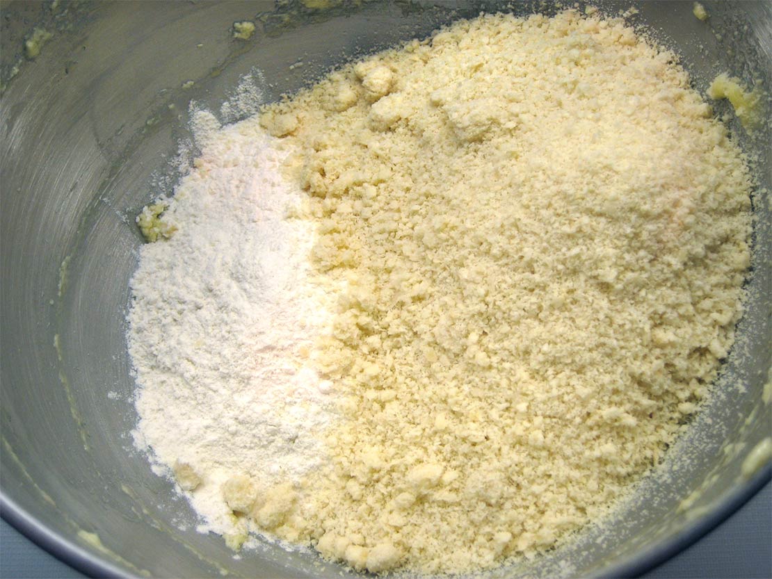 adding the dry ingredients