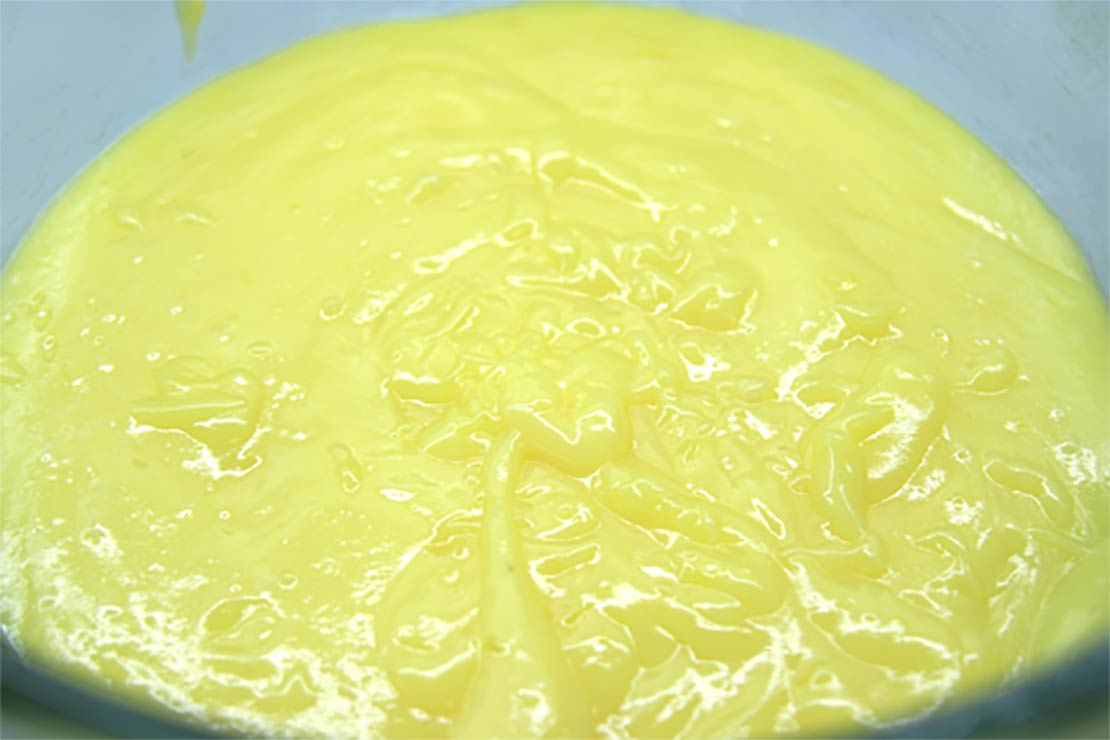 the cooling lemon curd
