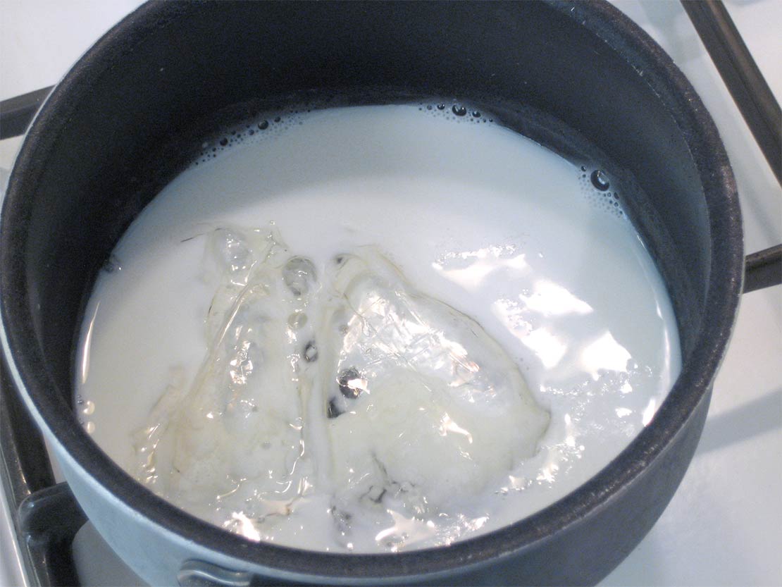 melting the gelatine