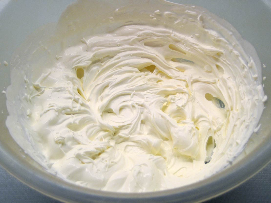 the whipped cream