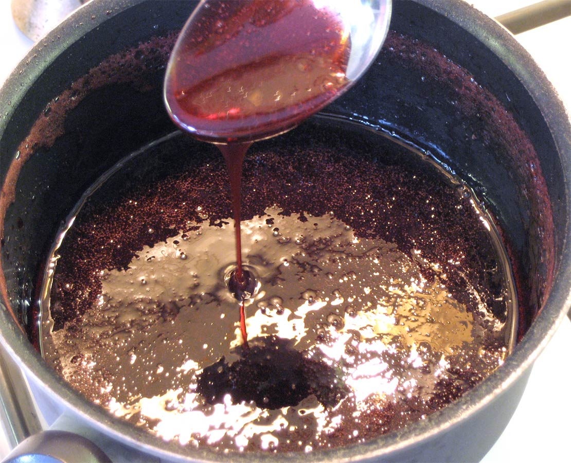 making the sauce