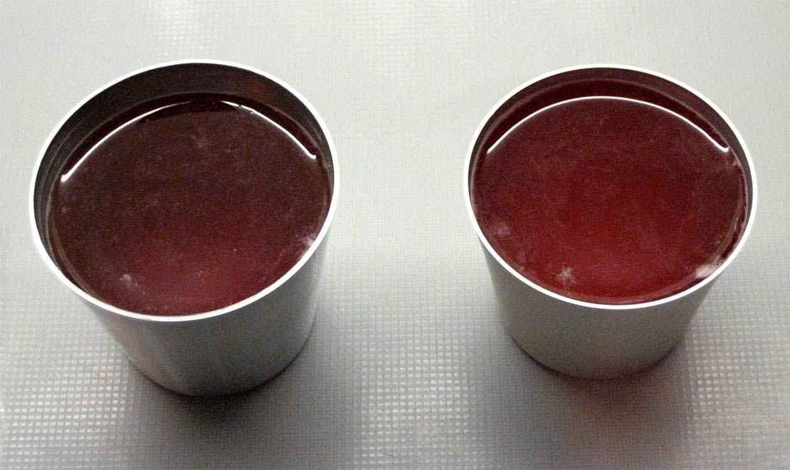 pour into moulds
