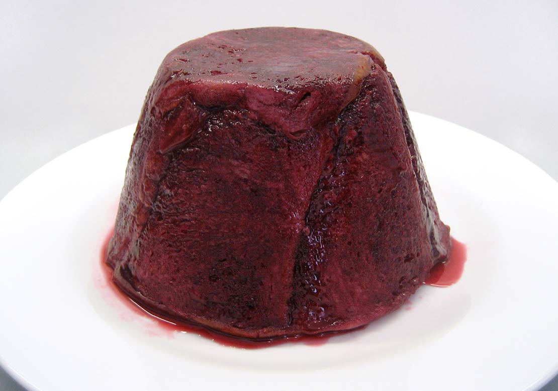 the turned out pudding