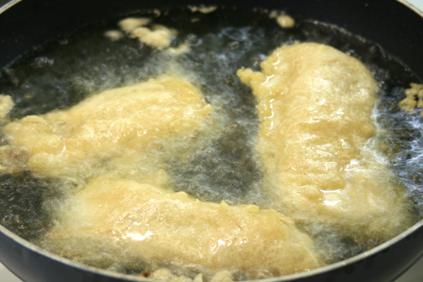frying the fish