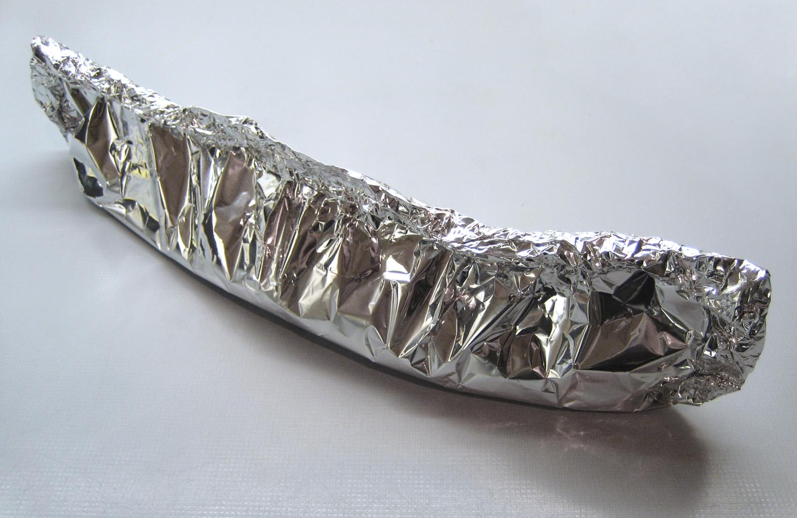 the wrapped fish
