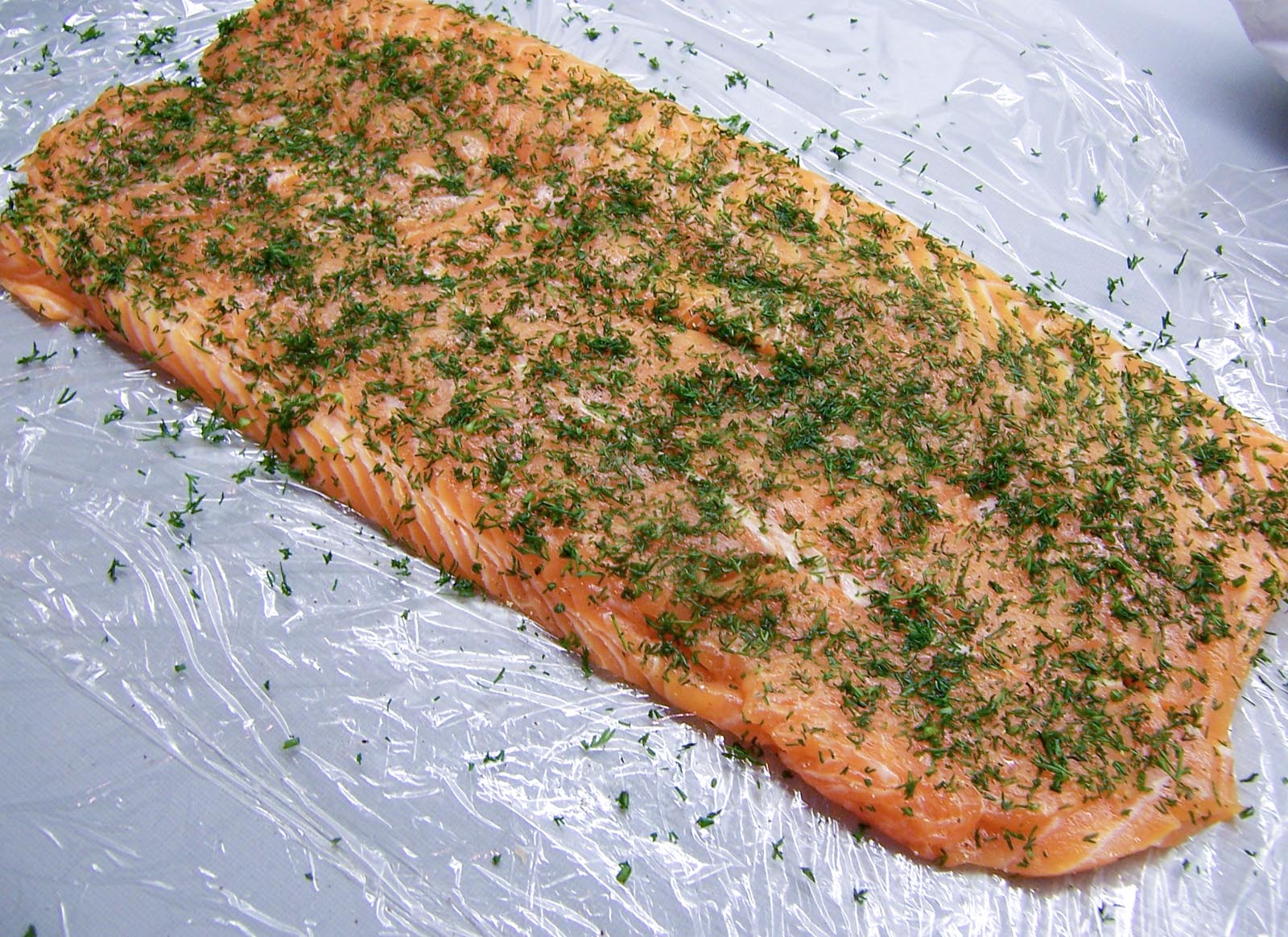 sprinkled dill