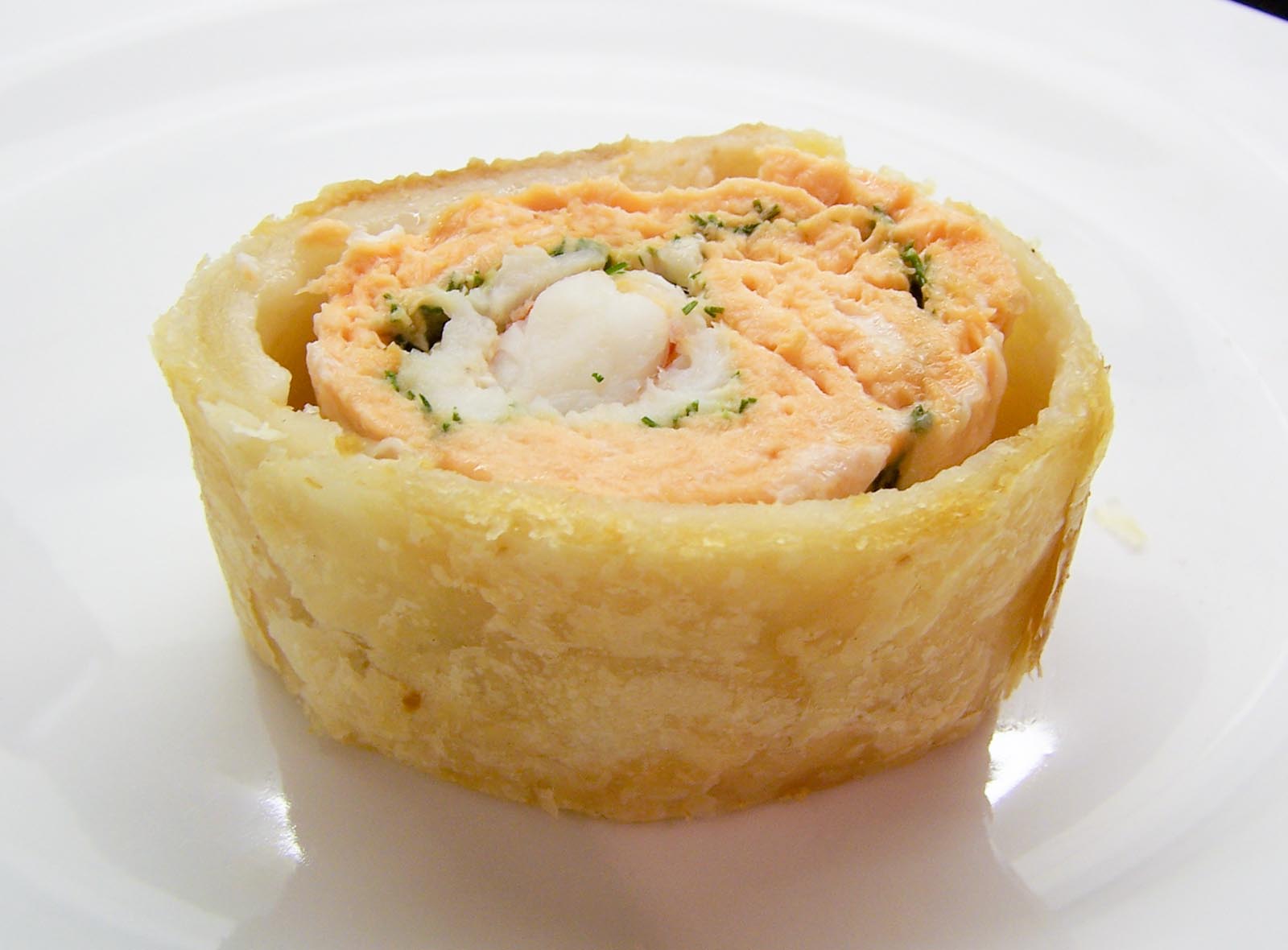 the finished salmon en croute