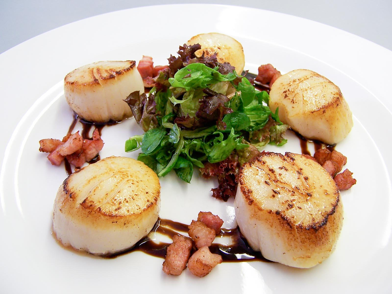 pan fried scallops