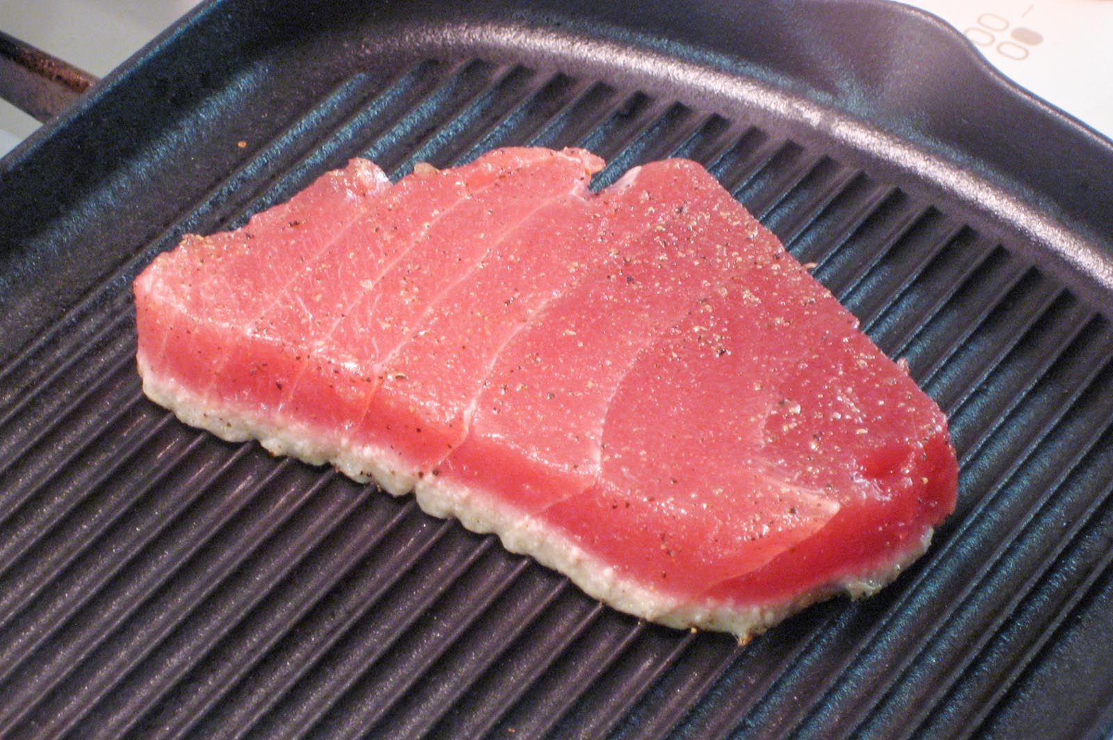 frying one side