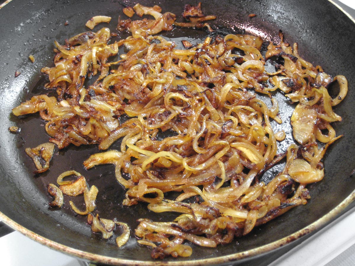 browning the onion
