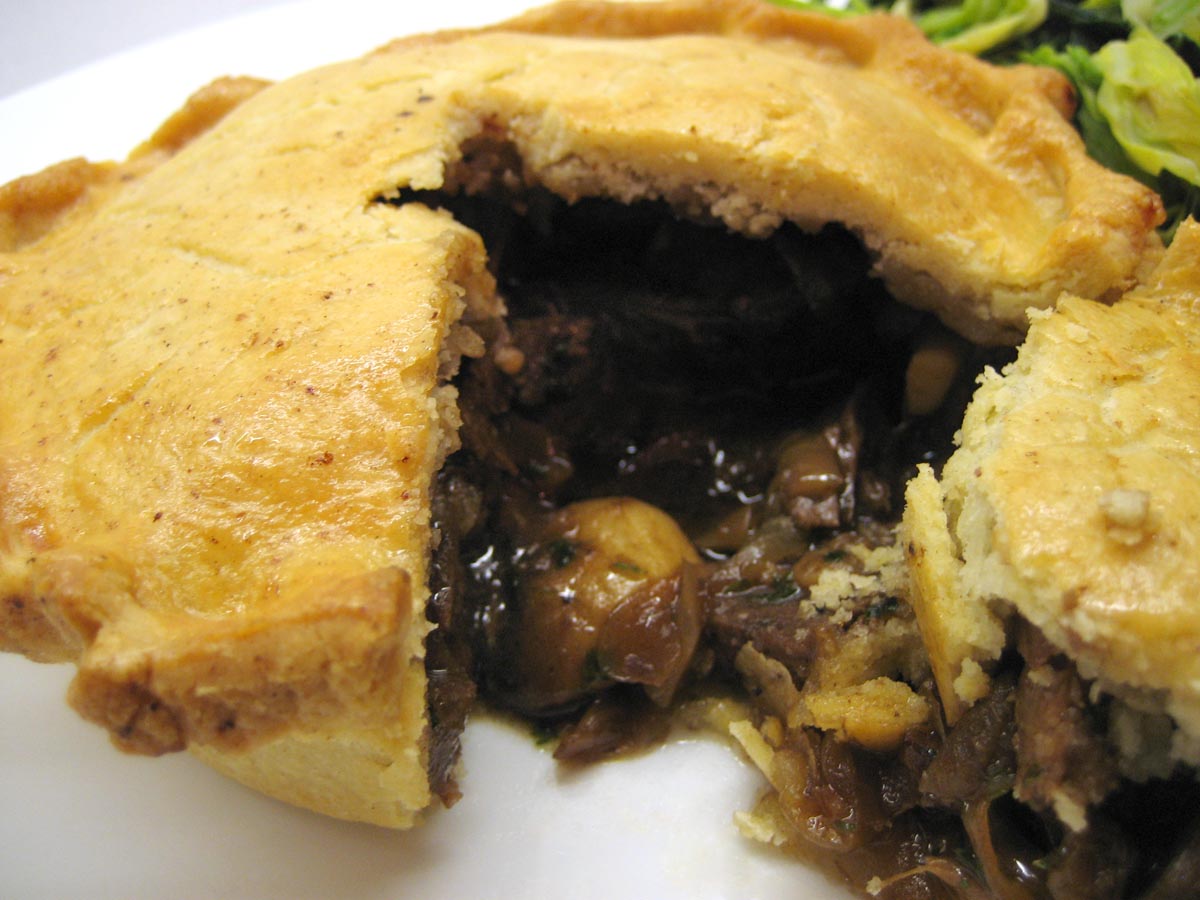 the finished pie