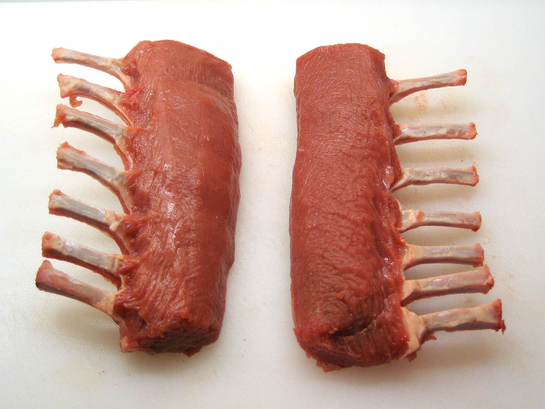 the trimmed meat
