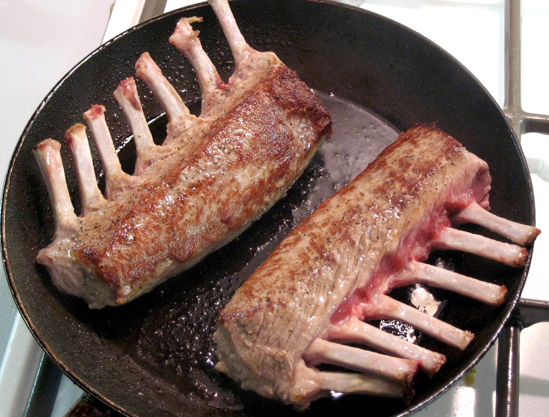 browning the meat