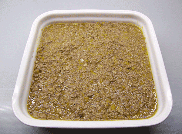 topping the mixture