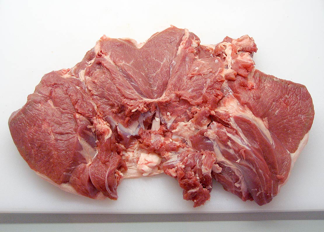 the boned out leg of lamb