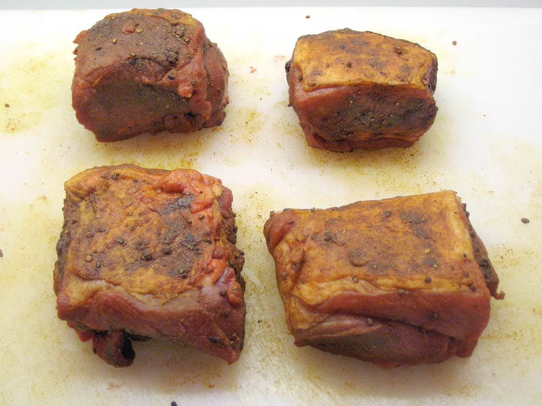 the lamb covered in the spices