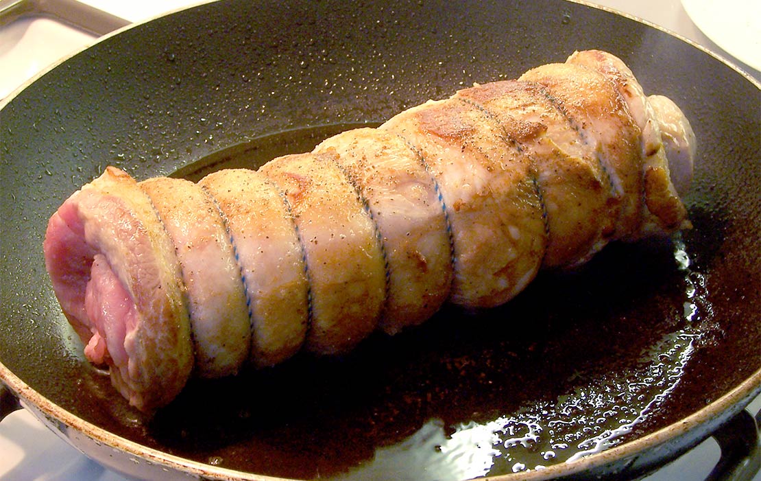 browning the meat