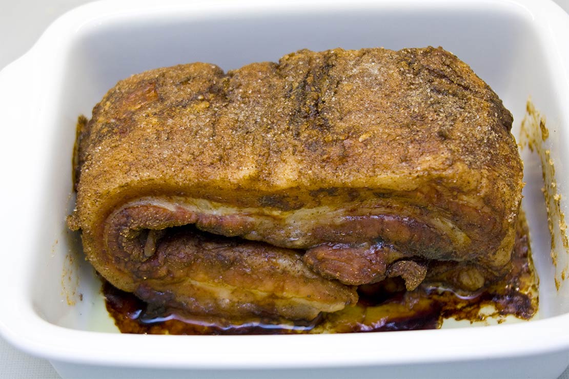 the slow-roasted pork