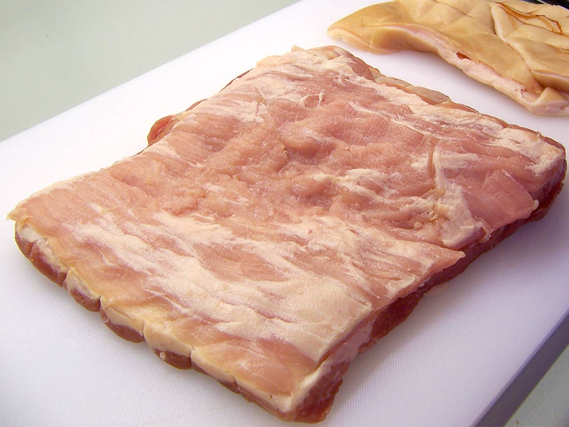 skinless pork belly