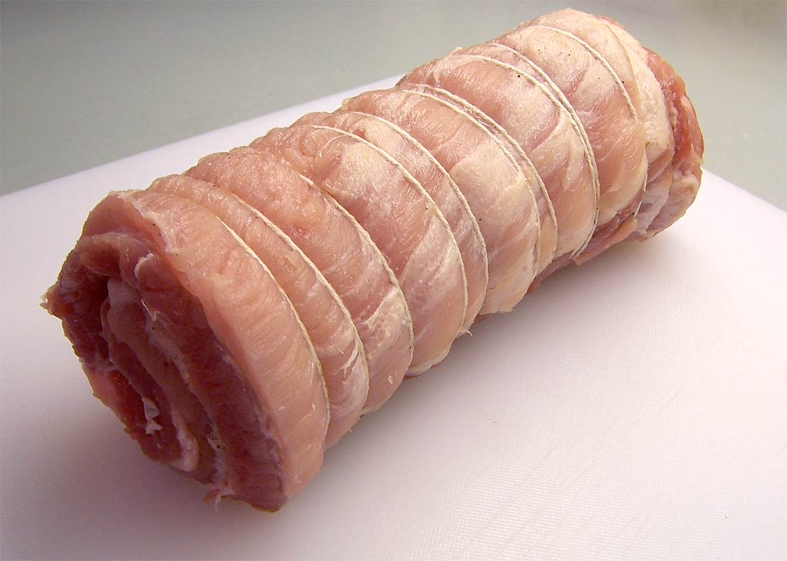 rolled pork belly