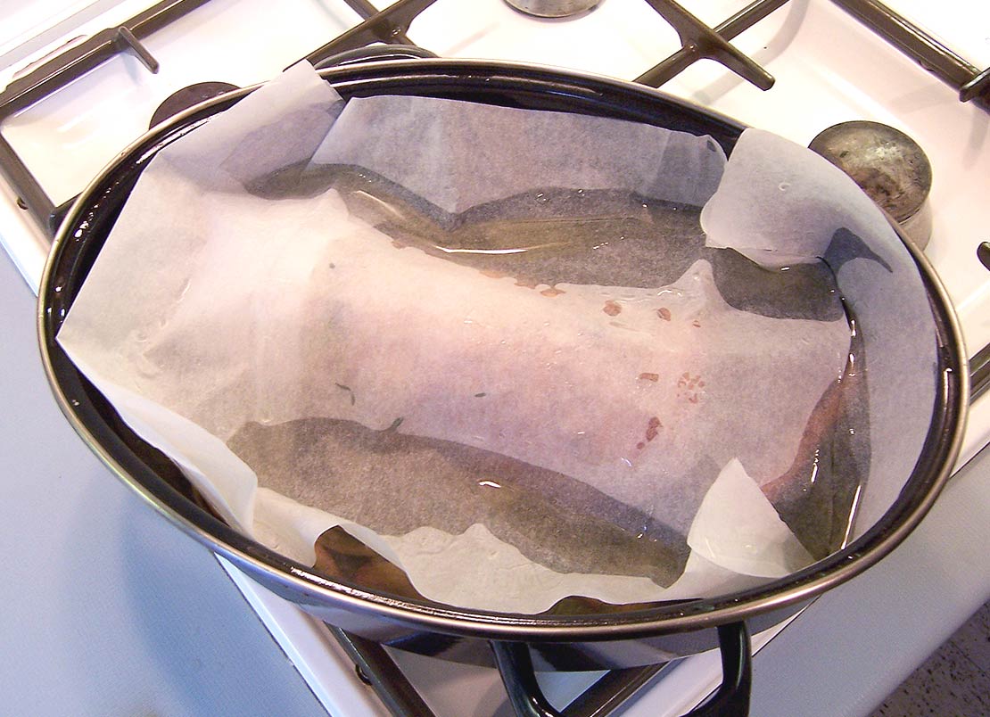 the pork in the pot