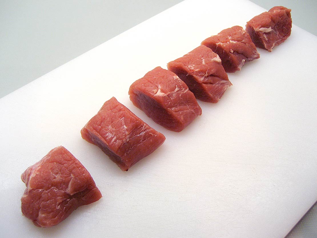 cutting the tenderloin