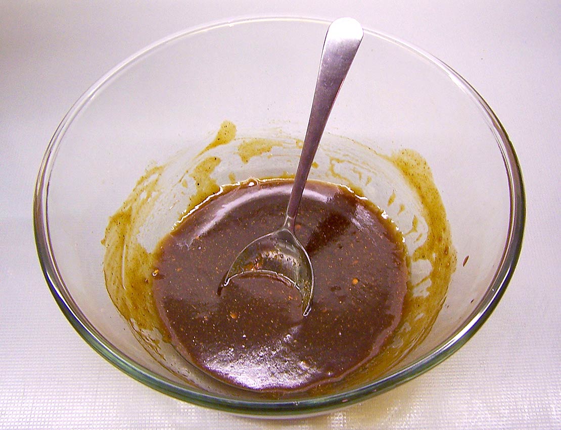 all the ingredients in a bowl